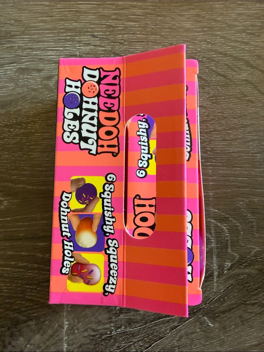 Needoh Doughnut Holes 6 count Squishy Box - Picture 2 of 2